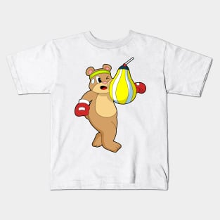 Bear Boxer Boxing bag Kids T-Shirt